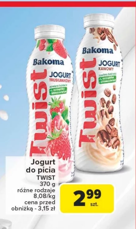 Jogurt pitny Bakoma