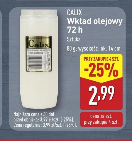 Wkład olejowy Calix