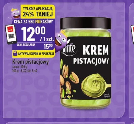 Krem z pistacji Sante