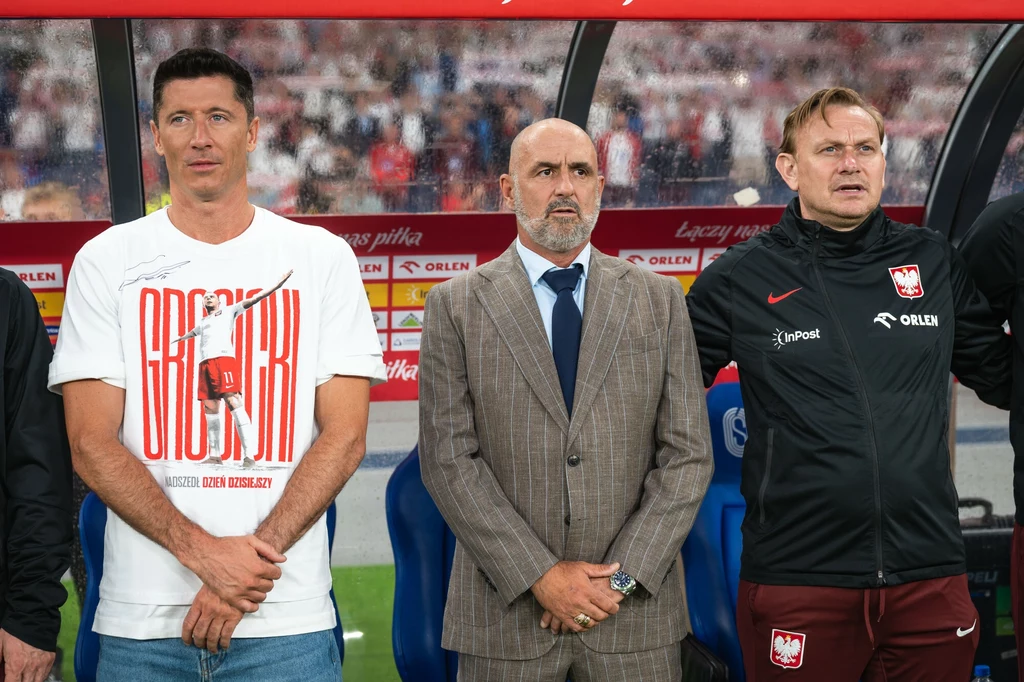 Robert Lewandowski, Michał Probierz, Sebastian Mila Robert Lewandowski, Michał Probierz, Sebastian Mila