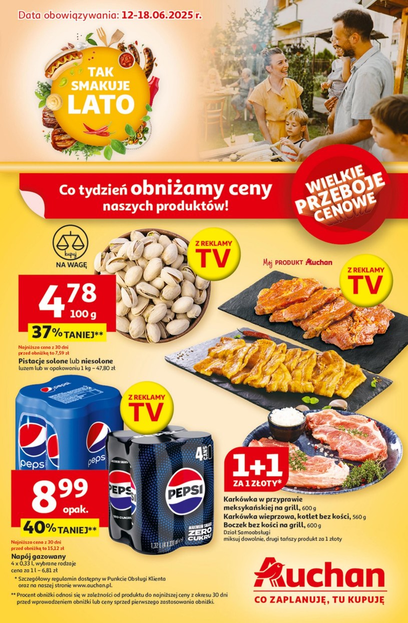 Gazetka promocyjna Auchan Hipermarket - ważna od 12. 06. 2025 do 18. 06. 2025