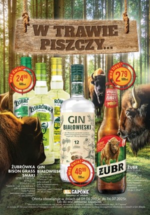 Gazetka promocyjna Al.Capone, ważna od 09.06.2025 do 06.07.2025.