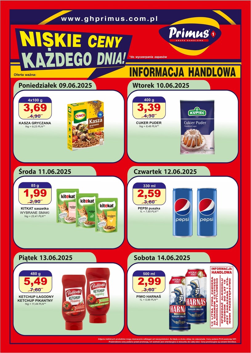 Gazetka promocyjna Primus - ważna od 09. 06. 2025 do 14. 06. 2025