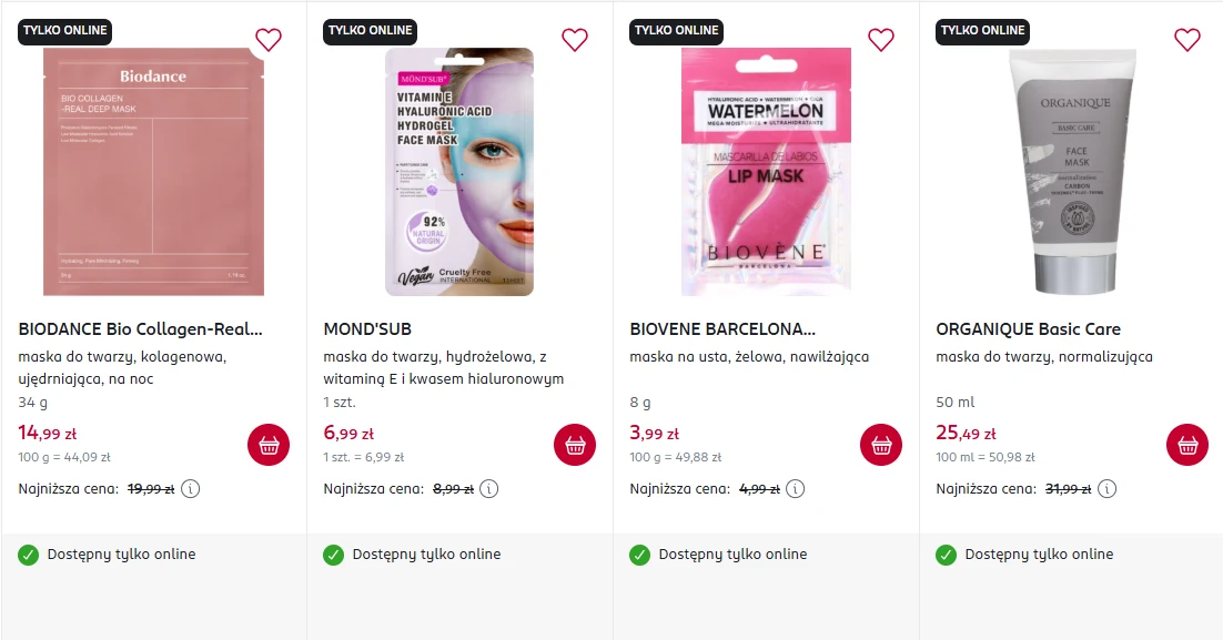 Hity internetu w promocji! Biodance i inne maski w płachcie taniej w Rossmannie Hity internetu w promocji! Biodance i inne maski w płachcie taniej w Rossmannie