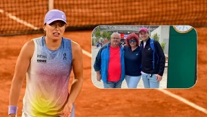 Iga Świątek ma wspaniałych kibiców, wielu na dobre i na złe, jak spotkana w Paryżu trzyosobowa rodzina z Tychów w składzie: mama Brygida, tata Jacek i syn Kamil
