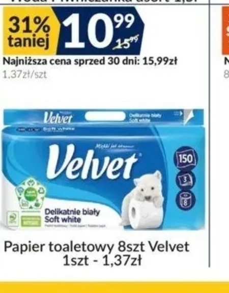 Papier toaletowy Velvet