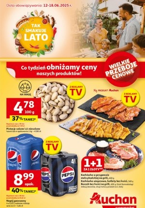 Gazetka promocyjna Auchan Supermarket, ważna od 12.06.2025 do 18.06.2025.
