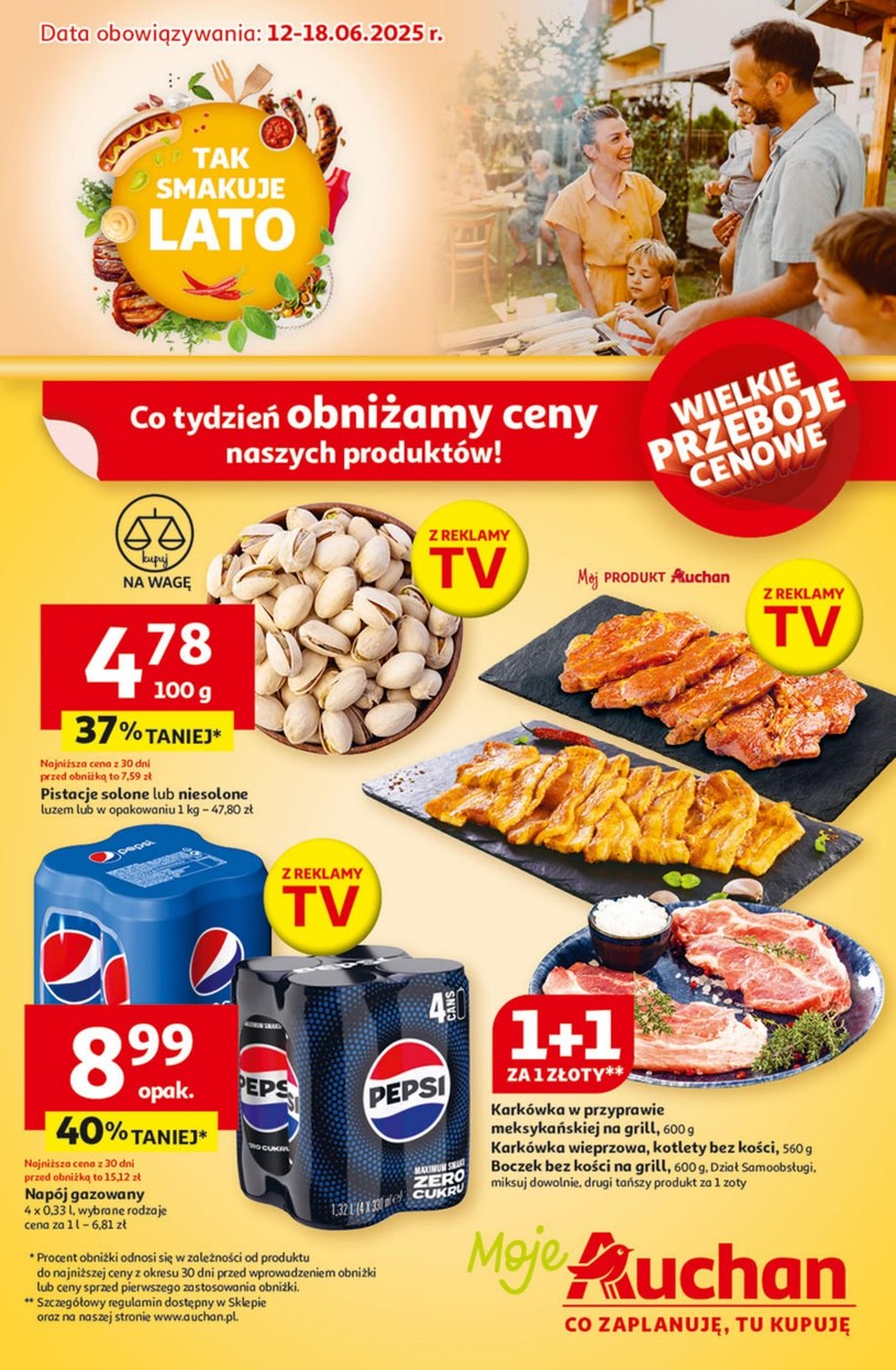 Gazetka promocyjna Moje Auchan - ważna od 12. 06. 2025 do 18. 06. 2025