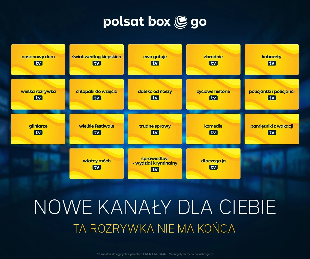 Nowe kanały typu FAST w Polsat Box Go
