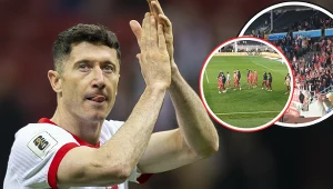 Sceny po meczu. Kibice skandują nazwisko "Lewego". Probierz wezwany "na dywanik"