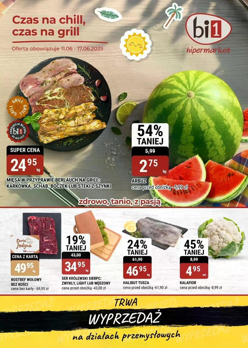 Gazetka promocyjna bi1 - ważna od 11. 06. 2025 do 17. 06. 2025