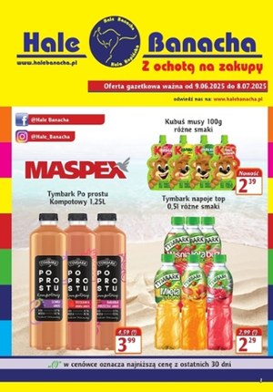 Gazetka promocyjna Hala Banacha, ważna od 09.06.2025 do 08.07.2025.