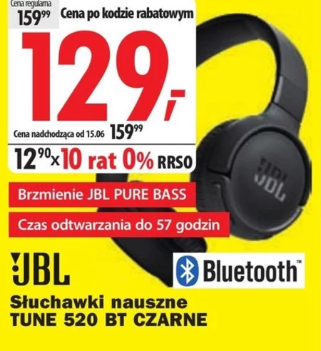 Słuchawki bluetooth JBL