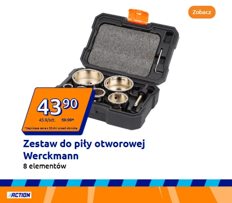 Zestaw do piły otworowej Werckmann Zestaw do piły otworowej Werckmann