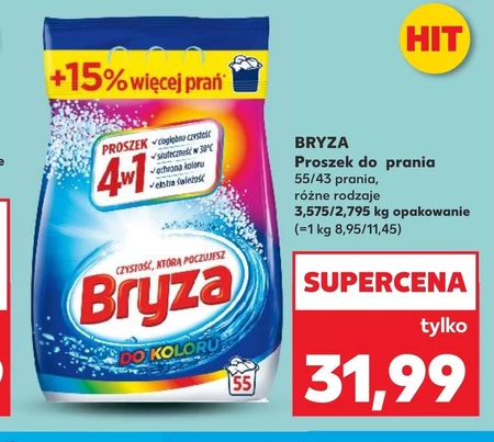 Proszek do prania Bryza