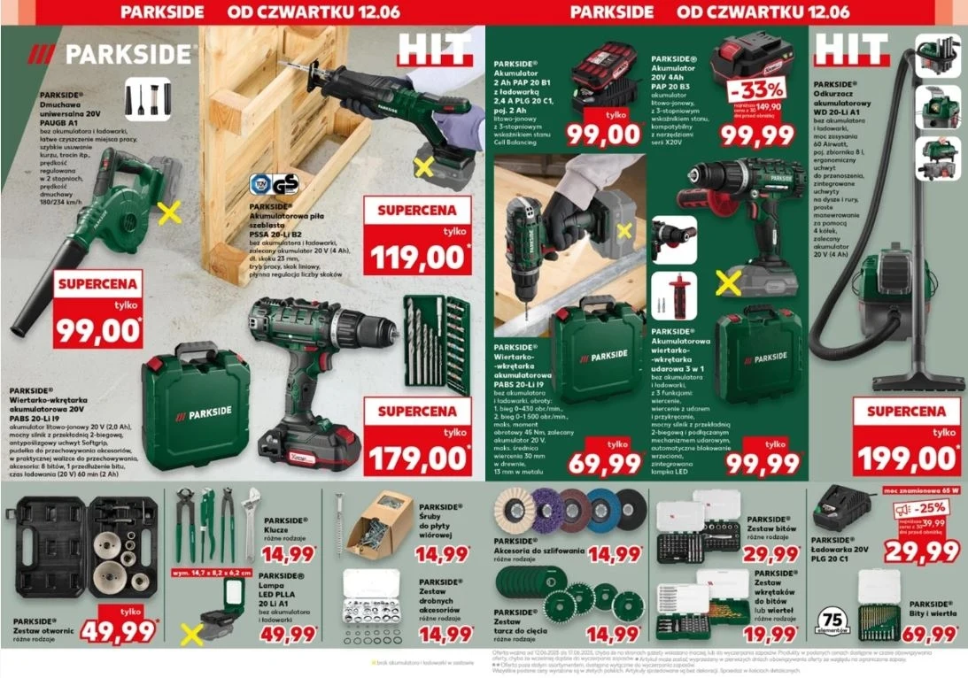 Kaufland oferuje elektronarzędzia Parkside!