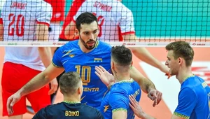 Jurij Semeniuk (nr 10) liczy, że Ukraina sprawi niespodziankę w debiucie w Lidze Narodów siatkarzy
