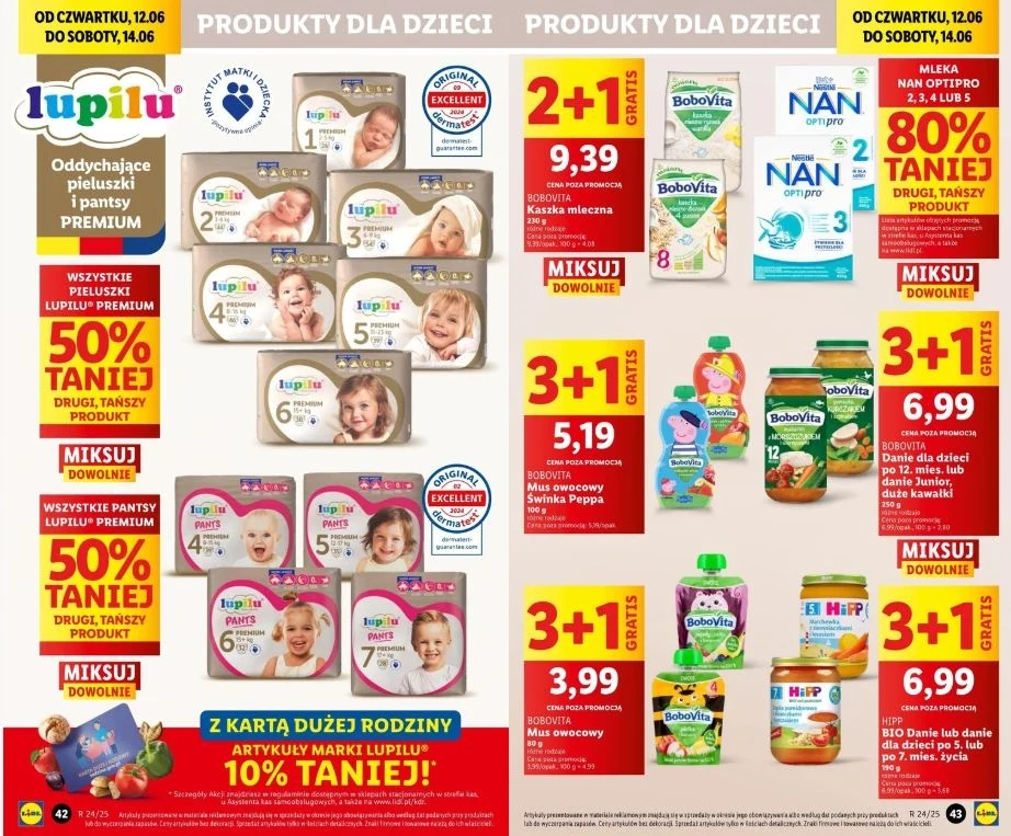 Lidl oferuje promocje na produkty dla dzieci!