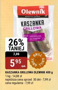 Kaszanka grillowa Olewnik