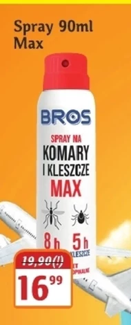 Spray na komary i kleszcze Bros