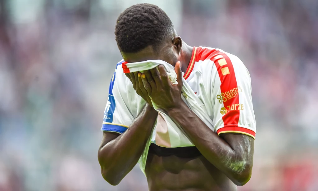 Ousmane Sow, piłkarz Górnika Zabrze Ousmane Sow, piłkarz Górnika Zabrze
