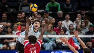 Mecz Francji z Argentyną w siatkarskiej Lidze Narodów