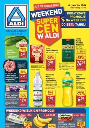 Gazetka promocyjna Aldi, ważna od 12.06.2025 do 14.06.2025.