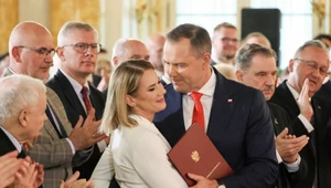 Nawrocka weszła i się zaczęło. Uwagę przyciągały jej nogi