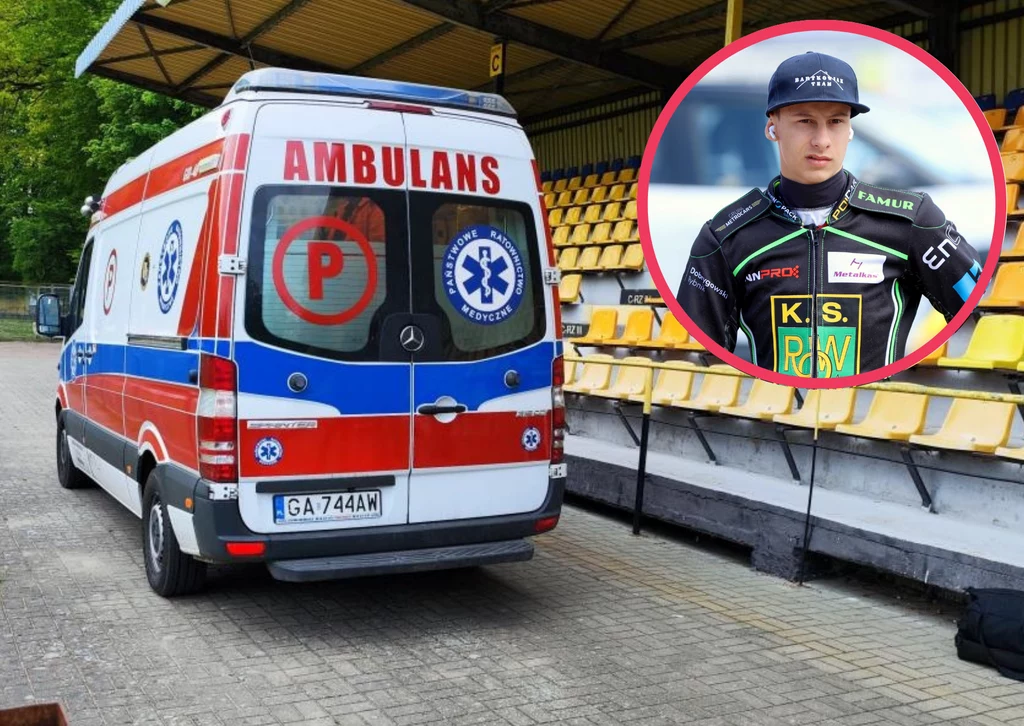 Drastyczne sceny w Łodzi. Maksym Borowiak ze skomplikowanym złamaniem nogi trafił do szpitala. Drastyczne sceny w Łodzi. Maksym Borowiak ze skomplikowanym złamaniem nogi trafił do szpitala.