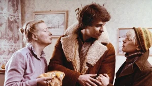 Bożena Dykiel, Krzysztof Kołbaisuk i Dorota Stalińska w filmie "Białe tango"