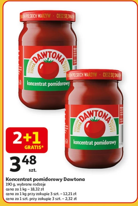 Koncentrat pomidorowy Dawtona
