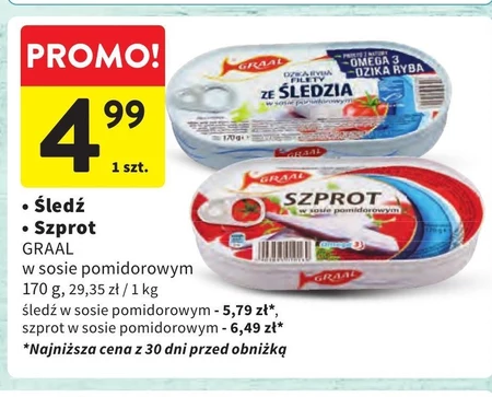 Szprot w sosie Graal