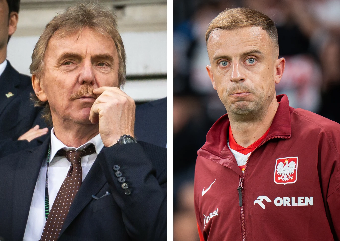 Zbigniew Boniek i Kamil Grosicki