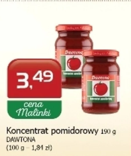 Koncentrat pomidorowy Dawtona