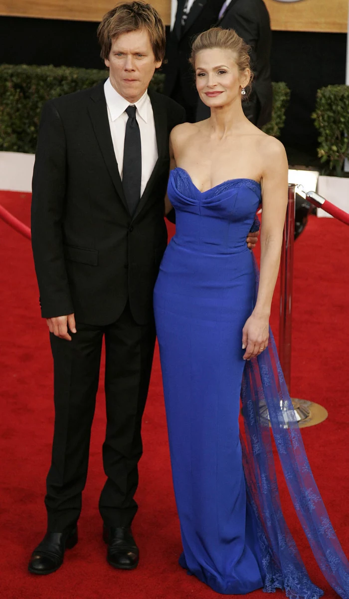 Kyra Sedgwick i Kevin Bacon na czerwonym dywanie w 2008 roku