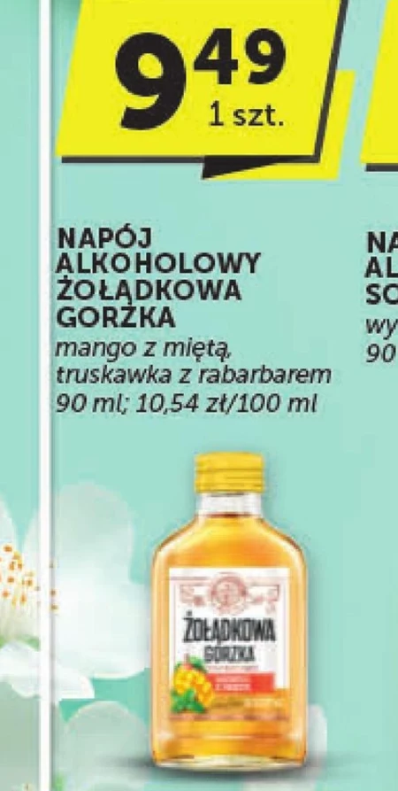 Napój alkoholowy Żołądkowa