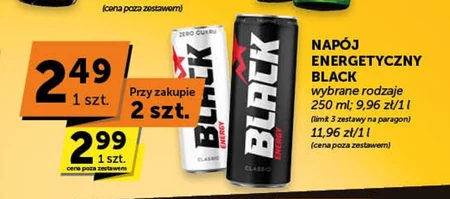 Napój energetyczny Black