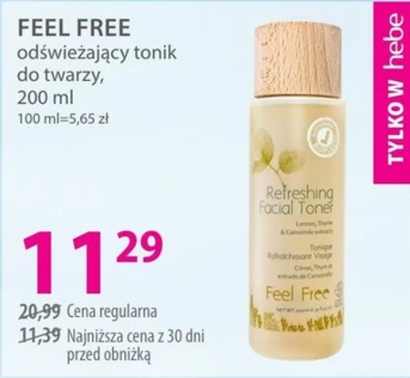 Тонік для обличчя Feel Free