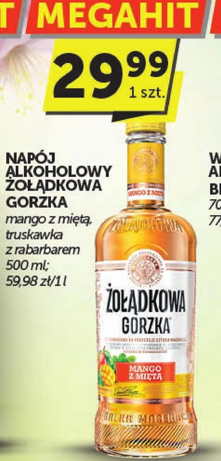 Napój alkoholowy Żołądkowa