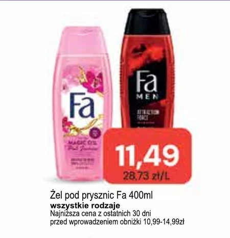 Żel pod prysznic Fa