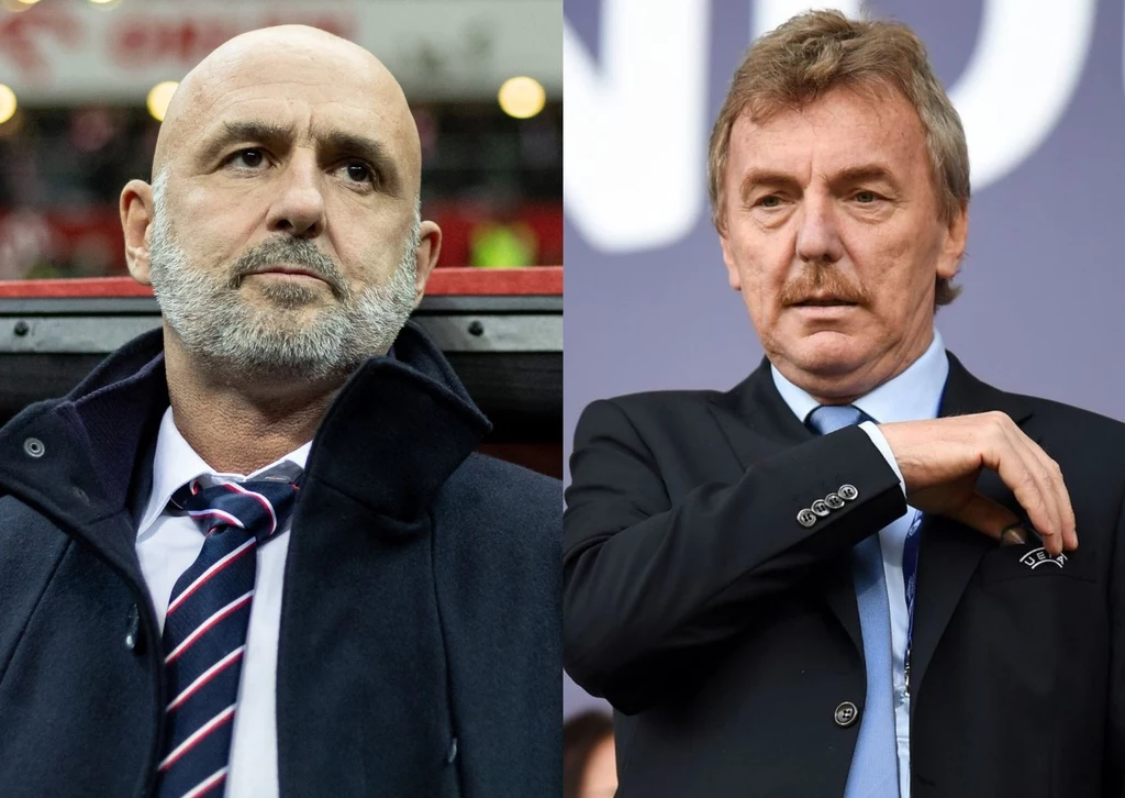 Michał Probierz i Zbigniew Boniek