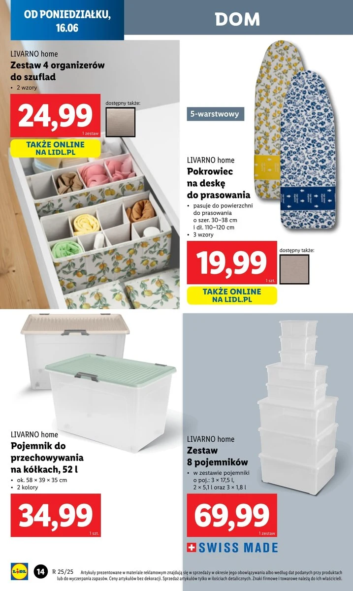 Koniec z chaosem w szufladach i szafach. Lidl rusza z promocją tygodnia!