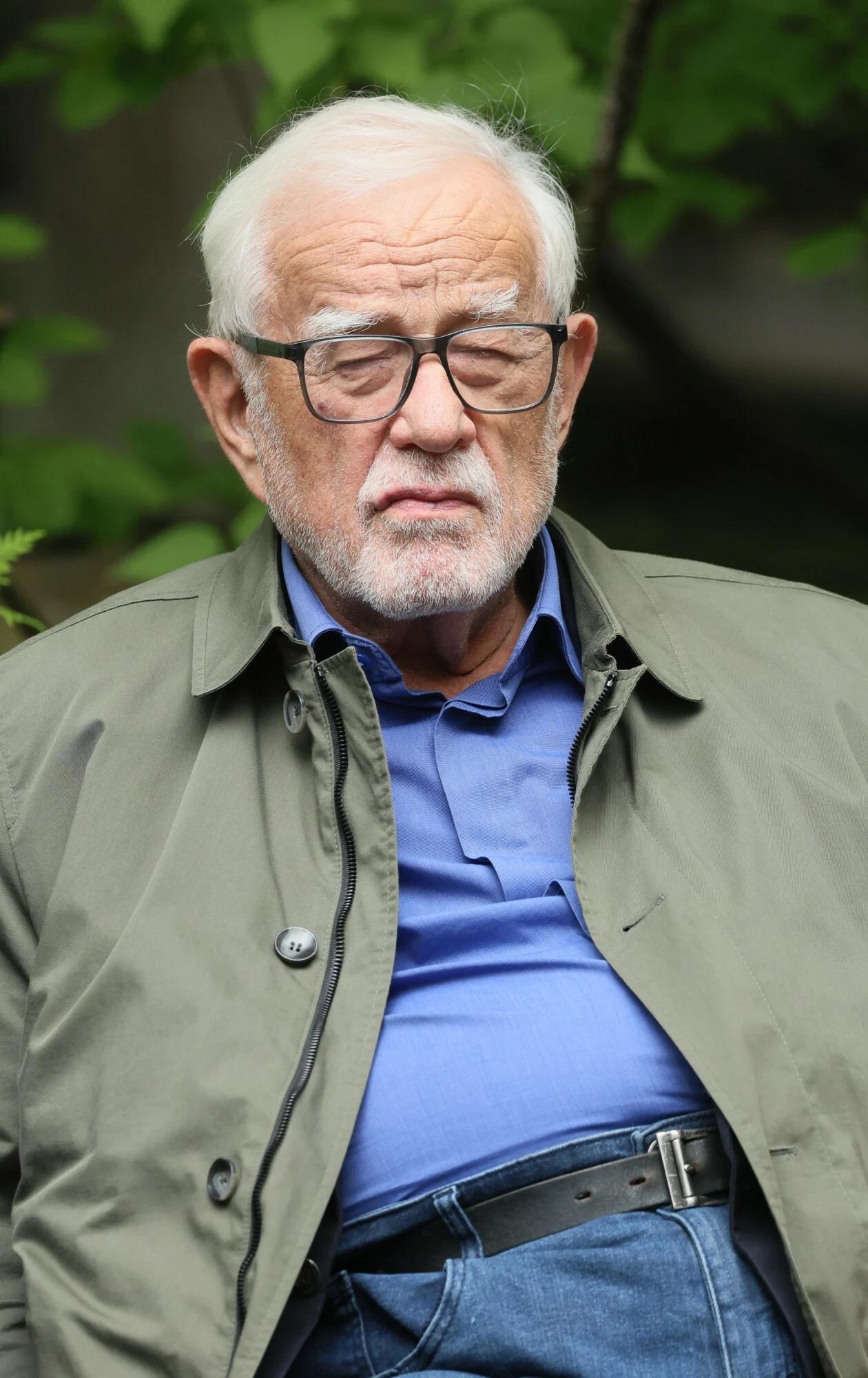 Pogrzeb Ewy Dałkowskiej: Jan Pietrzak Pogrzeb Ewy Dałkowskiej: Jan Pietrzak