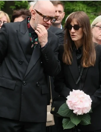 Pogrzeb Ewy Dałkowskiej: Maja Ostaszewska Pogrzeb Ewy Dałkowskiej: Maja Ostaszewska