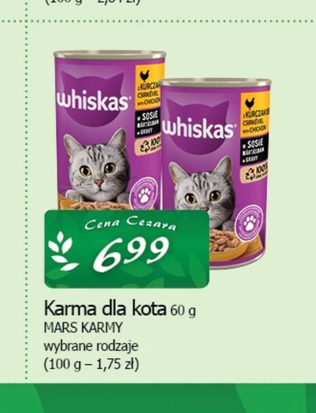 Karma dla kota Whiskas