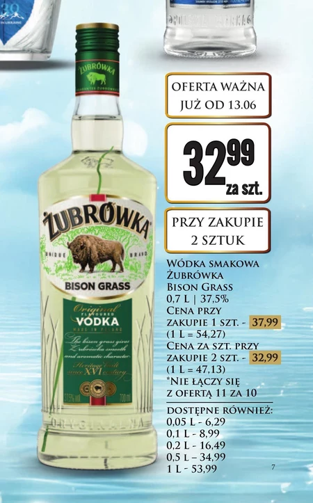 Wódka smakowa Żubrówka