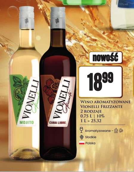 Wino słodkie Vionelli