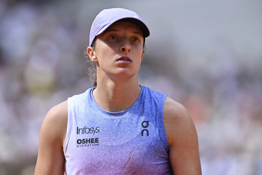 Iga Świątek podczas Roland Garros 2025 Iga Świątek podczas Roland Garros 2025