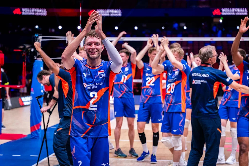 Liga Narodów siatkarzy. Holendrzy szybko podnieśli się po przegranej z Polską Liga Narodów siatkarzy. Holendrzy szybko podnieśli się po przegranej z Polską