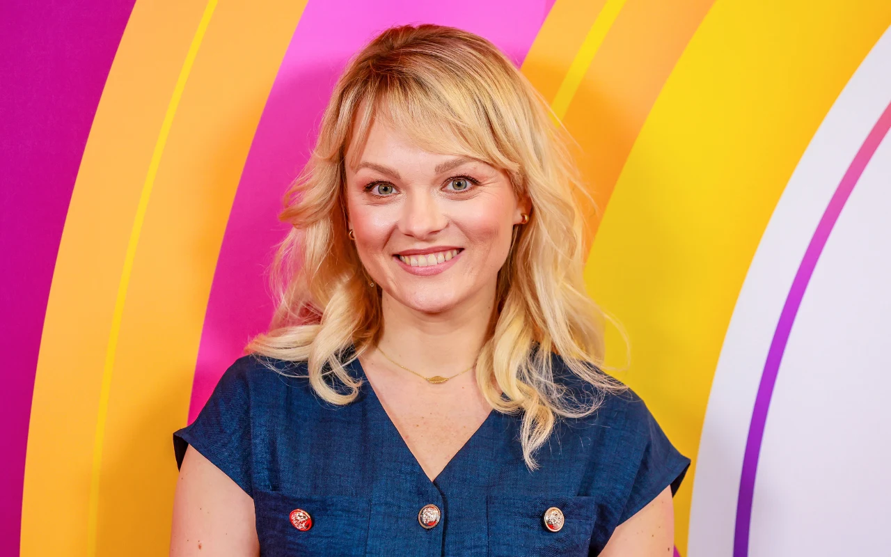 Kasia Joda w "halo tu polsat"